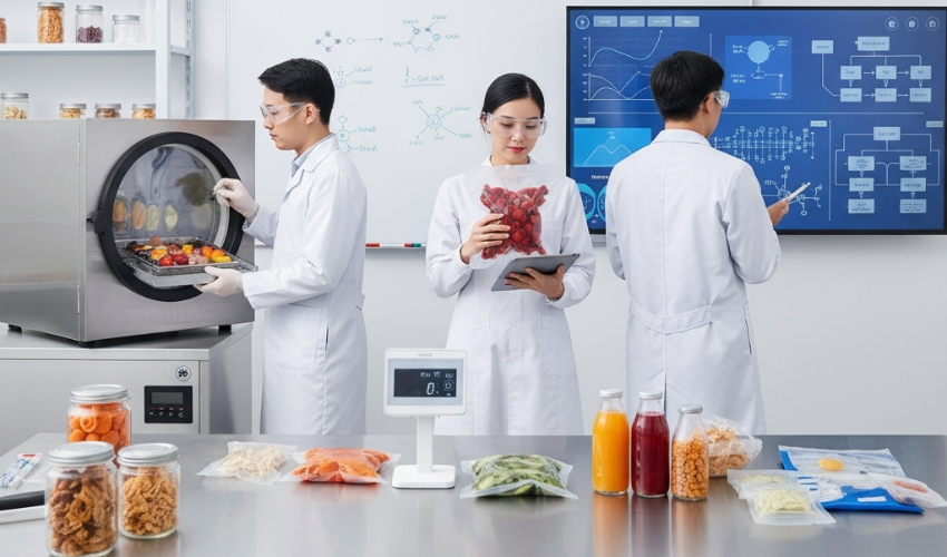 Công nghệ bảo quản thực phẩm hiện đại đóng vai trò quan trọng trong việc giữ chất lượng, dinh dưỡng và an toàn của thực phẩm trong thời gian dài, đồng thời giảm thiểu tổn thất sau thu hoạch và lưu trữ.​ Các công nghệ bảo quản thực phẩm phổ biến Công nghệ Cells Alive System (CAS): Bảo quản đông lạnh tiên tiến, giữ màng và cấu trúc tế bào thực phẩm gần như nguyên vẹn trong thời gian dài, giúp sản phẩm giữ được độ tươi ngon, màu sắc và hương vị ban đầu khi rã đông.​ Công nghệ điều chỉnh khí quyển (Controlled Atmosphere - CA): Điều chỉnh tỷ lệ CO2 và O2 trong môi trường bảo quản để kéo dài thời gian bảo quản rau quả từ vài tuần đến vài tháng, giữ độ tươi và chất lượng thực phẩm.​ Chiếu xạ thực phẩm: Sử dụng năng lượng bức xạ ion hóa để tiêu diệt vi sinh vật gây bệnh, nâng cao vệ sinh và an toàn thực phẩm đồng thời giữ ổn định chất dinh dưỡng.​ Các phương pháp truyền thống như bảo quản lạnh, làm đông, đóng hộp, ướp muối, sấy khô, kèm các bao bì công nghệ cao để giữ ẩm hoặc hút chân không cũng rất phổ biến.​ Xu hướng an toàn thực phẩm hiện đại Người tiêu dùng ngày càng quan tâm đến thực phẩm có nguồn gốc rõ ràng, có truy xuất xuất xứ qua mã QR, thực phẩm đạt chứng nhận VietGAP, GlobalGAP, Organic nhằm đảm bảo an toàn và minh bạch trong quy trình sản xuất.​ Ứng dụng công nghệ cao trong kiểm soát an toàn vệ sinh thực phẩm, bảo quản ở nhiệt độ tối ưu, đóng gói bằng công nghệ Oxy-Fresh giúp giữ độ tươi ngon và hạn chế ô nhiễm.​ Xu hướng tiêu dùng chuyển từ “ăn no” sang “ăn ngon – sống khỏe” thúc đẩy phát triển thực phẩm bổ dưỡng, ít đường, ít chất béo và an toàn.​ Công nghệ tương lai tập trung vào các phương pháp bảo quản không dùng hóa chất độc hại, tăng cường sử dụng plasma lạnh, công nghệ gen chống thối rữa, bao bì thân thiện môi trường và giải pháp bảo quản thực phẩm thông minh.​ Tóm lại, công nghệ bảo quản thực phẩm hiện đại và xu hướng an toàn tiêu dùng ngày càng cao đang thúc đẩy sự phát triển bền vững trong ngành thực phẩm, đáp ứng yêu cầu chất lượng, dinh dưỡng và an toàn của người tiêu dùng hiện đại.​