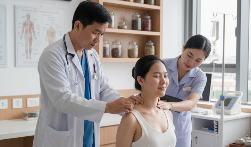Tác Dụng Của Các Phương Pháp Châm Cứu, Bấm Huyệt